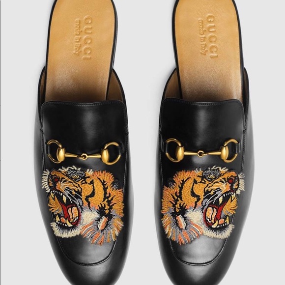 gucci tiger mule